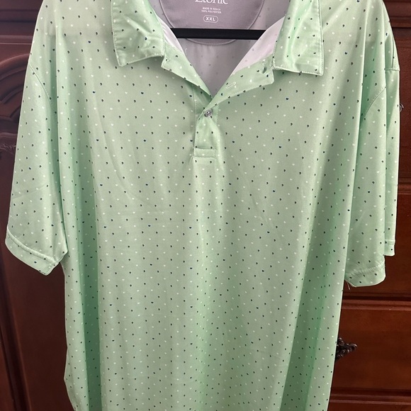 Izod Men's Mint Green Polo Shirt - Picture 1 of 10